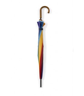 Ombrello Automatico Antivento  16 Aste "Arcobaleno"