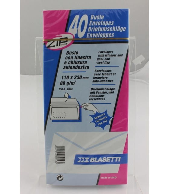 Buste Per Lettere Buste Commerciali Blasetti 11x23 Cm - Senza - Foto 13