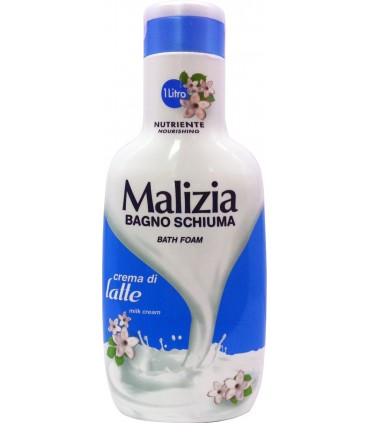 Bagno Schiuma Malizia Crema di Latte da 1000 ml 