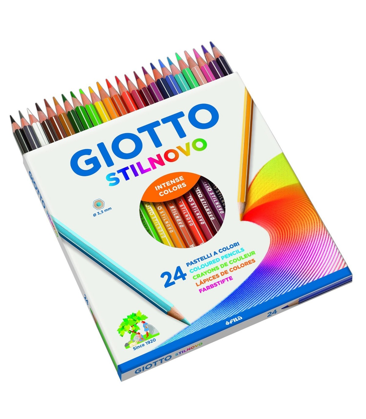 Giotto pastelli ad olio in astuccio da 12 colori : : Giochi e  giocattoli