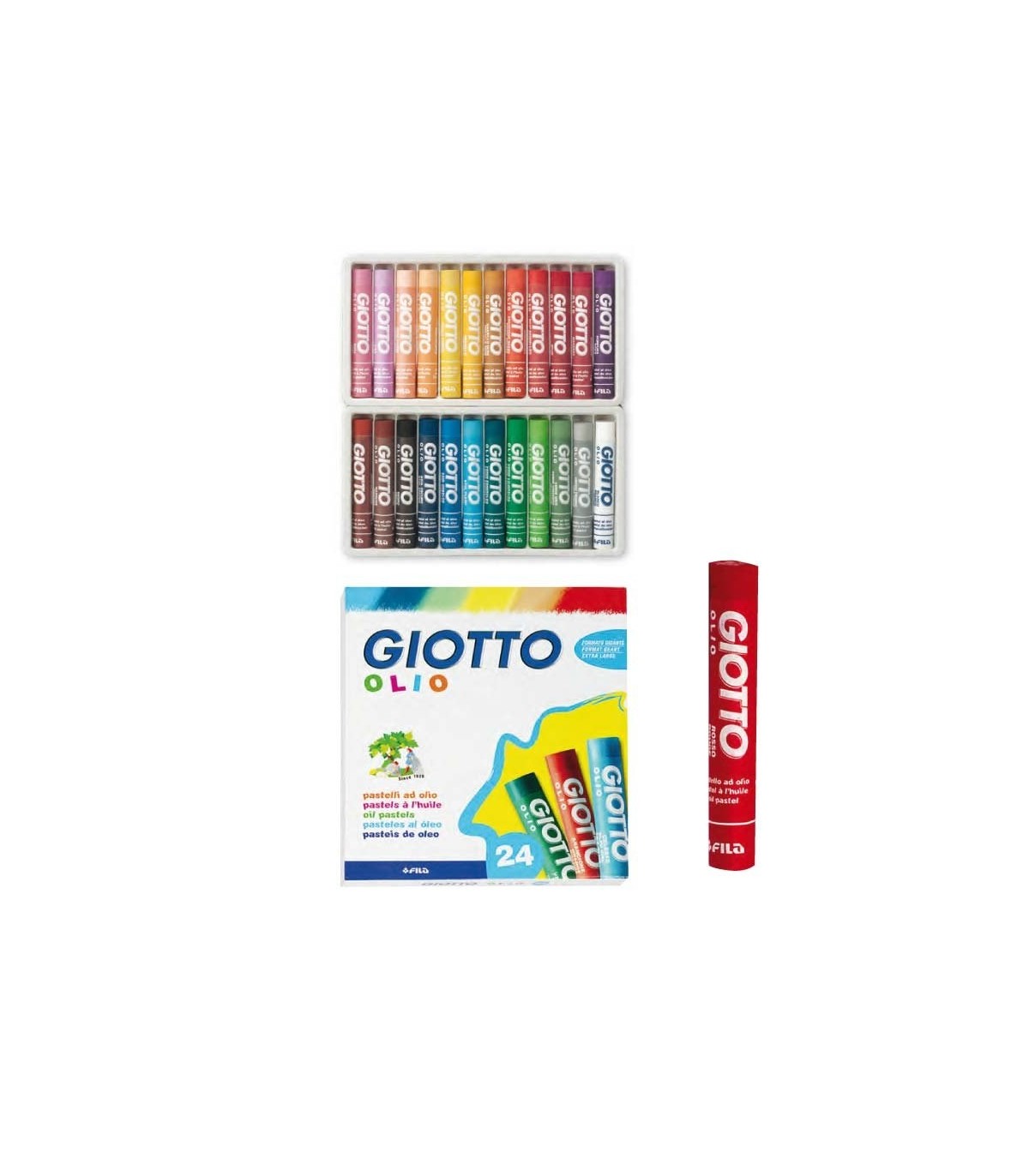 Pastelli ad olio Giotto 24 pz.