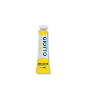 Scatola tempere Giotto da 6pz. tubetto 12ml colore 03 giallo limone