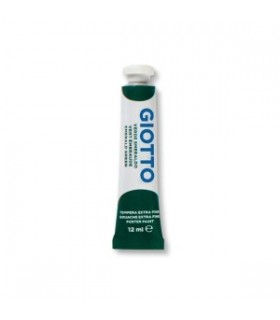 Scatola tempere Giotto da 6pz. tubetto 12ml colore 12 verde