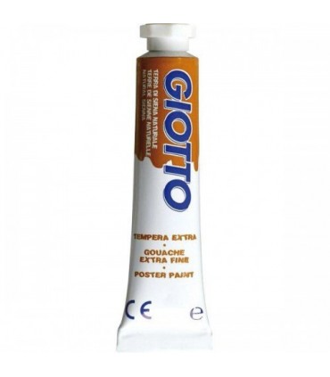 Scatola tempere Giotto da 6pz. tubetto 12ml colore 20 terra di siena naturale