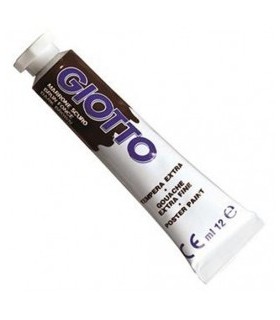 Scatola tempere Giotto da 6pz. tubetto 12ml colore 23 marrone scuro