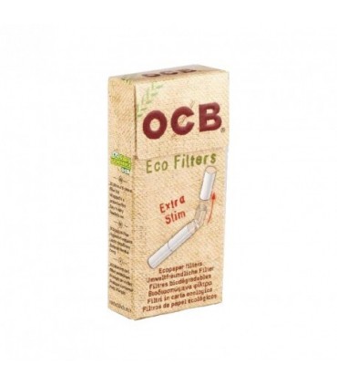 Filtri OCB Extra Slim 5.7mm Biodegradabili a Cannuccia  conf. da 20 pz.