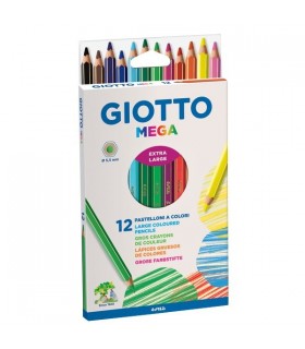 Pastelli Giotto Mega da 12 pz.
