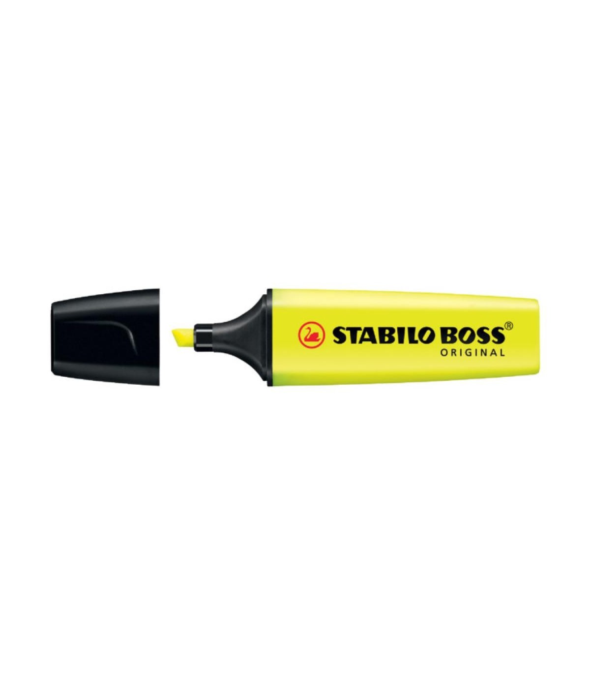 Evidenziatore Stabilo Boss colore giallo conf. da 10 pz.