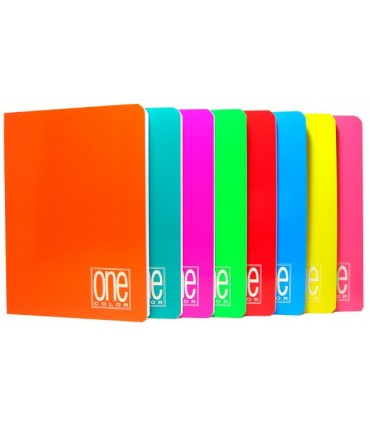 Quaderno One Color Rig. Q colori assortiti conf. 10 pz.