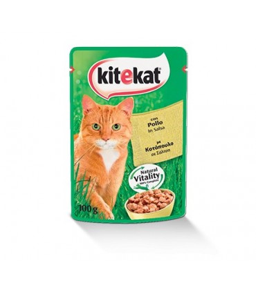 Kitekat per Gatti Pollo in salsa  Busta 100 gr