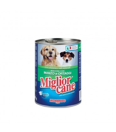 Miglior Cane Bocconi con Manzo e Ortaggi Lattina 405 gr