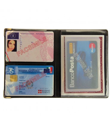 Portadocumenti Multiplo Rubrica Patente e Tessera sanitaria Expo da 24 pz. 