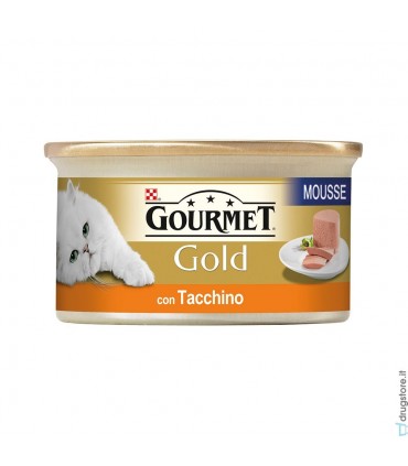 Gourmet Gold per Gatti Mousse Tacchino 90 g