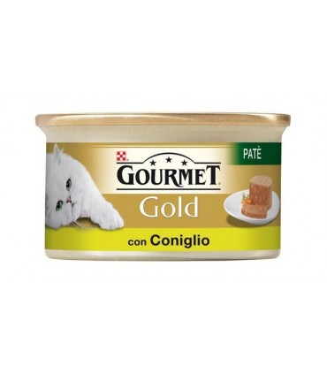 Gourmet Gold per Gatti Pate' Coniglio 90 g