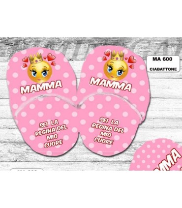 Ciabattoni  Mamma Taglia Unica Colore Rosa