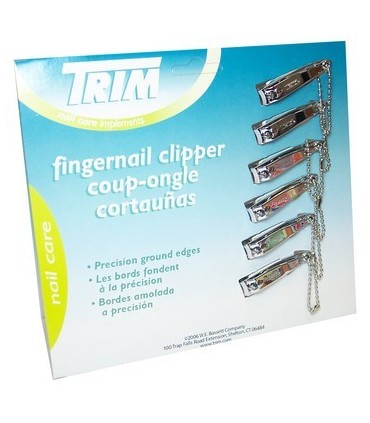 Tagliaunghie TRIM mani   cartella da 12 pz.