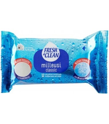 Salviette milleusi Fresh&Clean   12pz.
