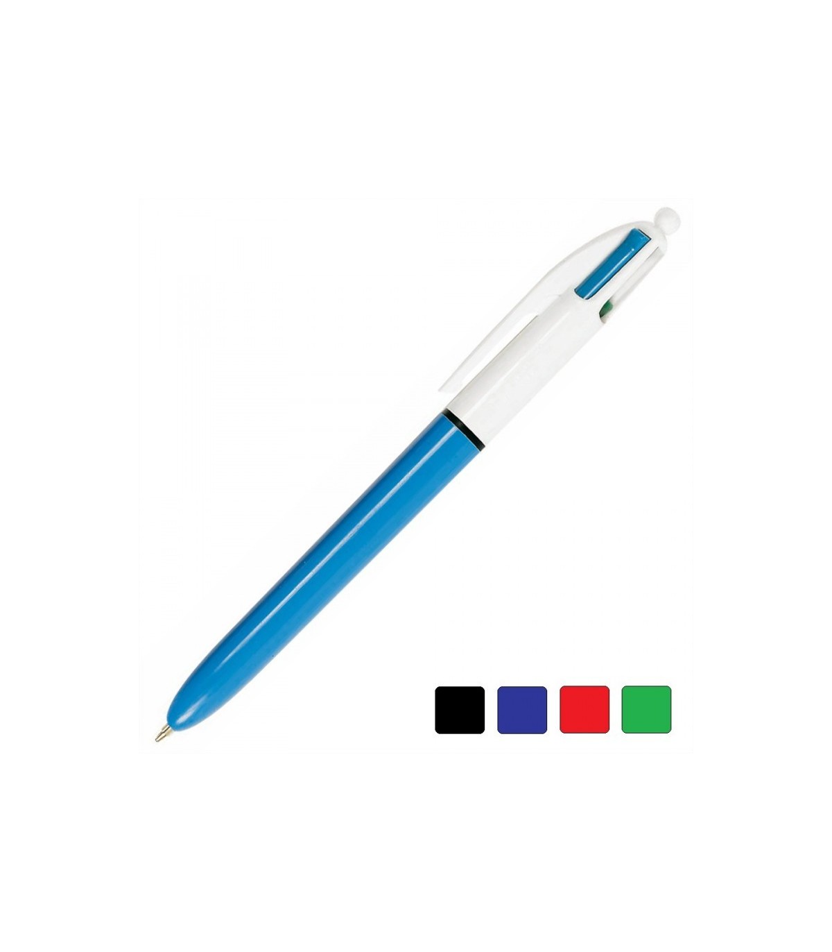 Penna Bic 4 colori (nero-blu-rosso-verde)