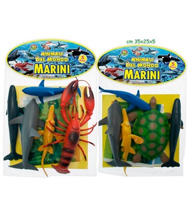 Busta Animali Marini 5 pz.
