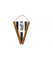 Gagliardetto TRIANGOLARE F.C. Juventus mis.28x20 cm CON RIGHE E LOGO UFFICIALE