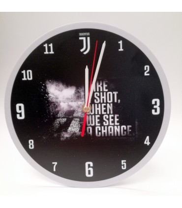 Orologio da Parete Rotondo Juventus in Plexiglass
