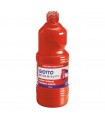 Tempera Giotto Flacone da 1 Kg colore Rosso Scarlatto