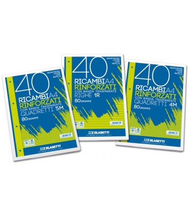 Ricambi Rinforzati Blasetti 1RC  A5 40 fogli