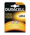 Pila Duracell a Bottone LR54 conf. da 10 Blister da 2 pz.