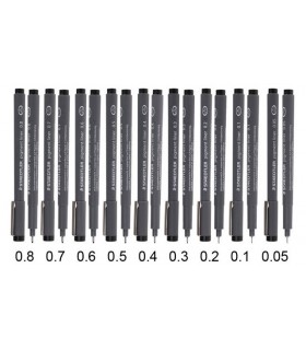 Penna Staedtler Pigment Liner 0.4mm conf. da 10 pz.