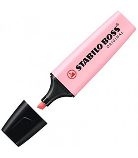 Evidenziatore Stabilo Boss colore Rosa Pastello conf. 10 pz.