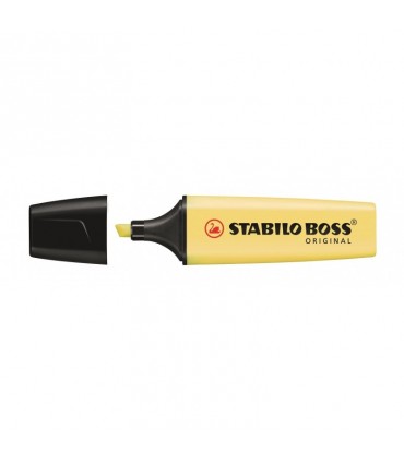 Evidenziatore Stabilo Boss colore Giallo Pastello conf 10 pz.
