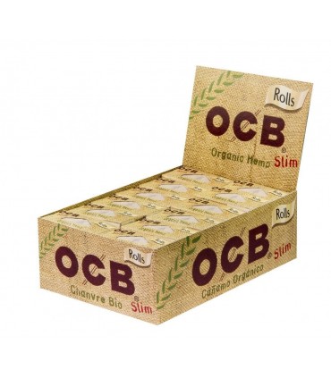 Cartine Ocb Canapa Biodegradabili a Rullo conf. da 24 pz.