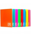 Maxi Quaderno One Color rig. 1Rig. con margine 80 pagine conf. 10 pz. colori assortiti