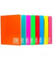 Maxi Quaderno One Color rig. 1Rig. con margine 80 pagine conf. 10 pz. colori assortiti