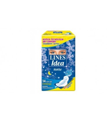 Assorbenti Lines Idea Notte Extra Lungo 14 pz.