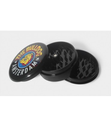 Grinder THE BULLDOG in Plastica 3 Parti colore nero