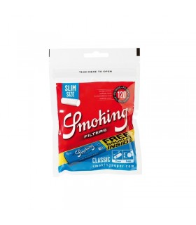 Filtri Smoking Slim 6mm con Cartina  conf. da 34 pz.