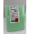 Cartelline Sintex a L con finestra conf. da 50 pz. colore verde