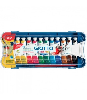 Scatola tempere Giotto 12pz. tubetto da 12ml