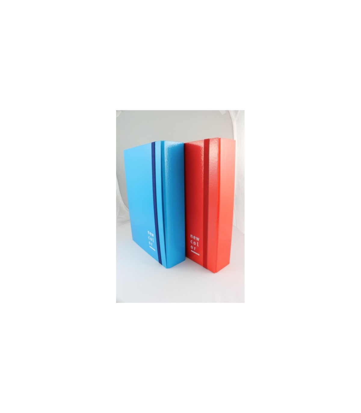 Cartella 3 lembi con elastici Maxi Capacity cartoncino lustré lucido  600g/mq Iderama - A4 - Colori assortiti su