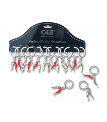 Portachiavi Cornetto Doppio Geit Cartella da 12 pz.