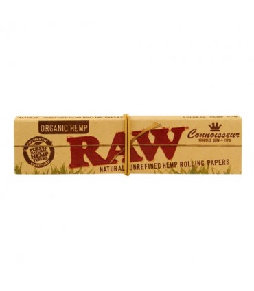 Cartina Raw Organica Connoisseur Ks Slim + Filtro conf. 24 libretti