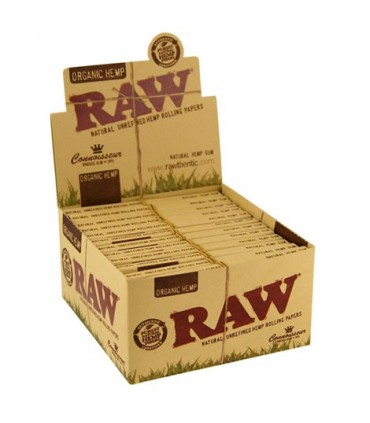Cartina Raw Organica Connoisseur Ks Slim + Filtro conf. 24 libretti