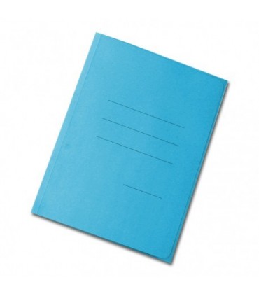 Cartelline smeraldo senza lembi Blasetti conf. da 50 pz. colore blu