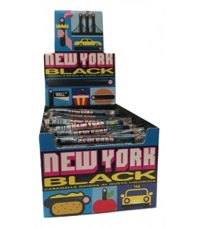 ESPOSITORE NEW YORK BLACK LIQUIRIZIA GELCO SFUSE CONF. DA 150 PZ.