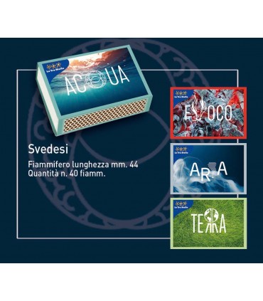 Fiammiferi Svedesi S/40 Sirfa conf. 100 scatoline