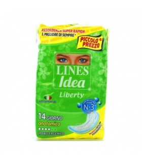 Assorbenti Lines idea Liberty 14 pz.