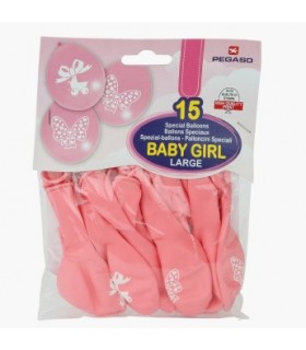Blister Palloncini Medi Rosa da 14 pz.