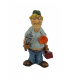 Caricature Mestieri "L'Idraulico" H. 15 cm