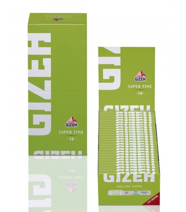 Cartina Gizeh Super fina Verde Corta conf. 50 pz.